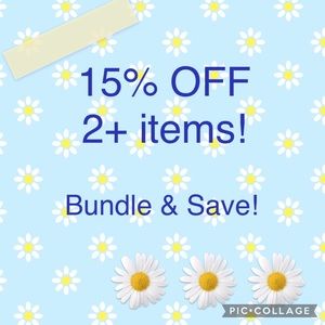 15%OFF 2+ items!